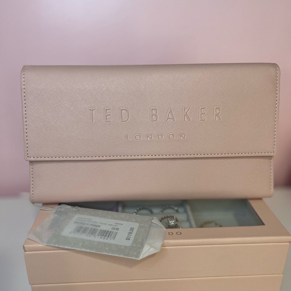 Ted Baker Blush Pink Travel Wallet